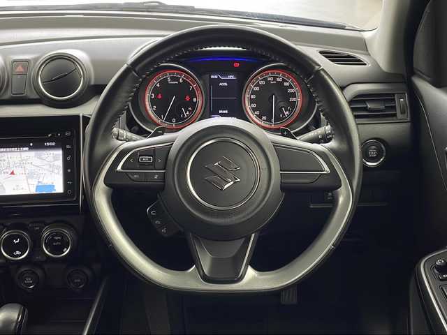 スズキ スイフト HYBRID RS 新潟県 2017(平29)年 4.1万km スーパーブラックパール 純正ディーラーOPナビ/アラウンドビューモニター/フルセグTV/Bluetooth/ETC/パドルシフト/シートヒーター/オートライト/LEDヘッドライト/プッシュスタート/アイドリングストップ/フロアマット