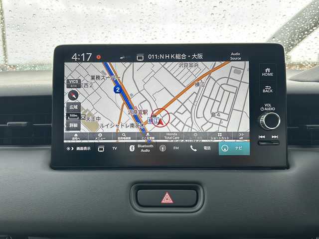 ホンダ ヴェゼル ハイブリッド e:HEV Z 大阪府 2025(令7)年 0.1千km プラチナホワイトパール 純正ナビ　/オプショングリル　/置くだけ充電　/トノカバー　/レーザークルーズコントロール　/電動リアゲート　/電動パーキング　/フルセグ　/ＡｐｐｌｅＣａｒＰｌａｙ　/ＡｎｄｒｏｉｄＡｕｔｏ　/シートヒーター/オートライト