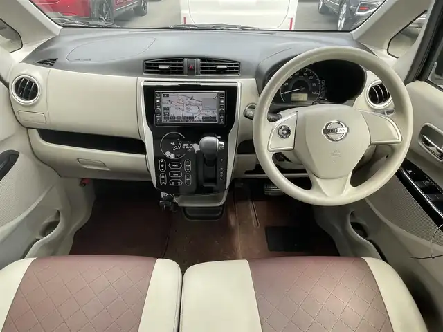 日産 デイズ X ボレロ 岡山県 2016(平28)年 6.4万km モカブラウンP 純正ナビ/MJ116D-W/フルセグTV、CD、Bluetooth、AM、FM/全方位カメラ/ETC/ステアリングリモコン/ボレロ専用シート表皮