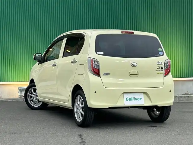 ダイハツ ミラ イース G 宮城県 2012(平24)年 6.3万km コットンアイボリー ワンオーナー/社外SDナビ/・Bluetooth/・CD/DVD/・ワンセグTV/純正14インチAW/純正フロアマット/オートライト/オートマチックハイビーム/横滑り防止装置/スマートキー/ドアバイザー