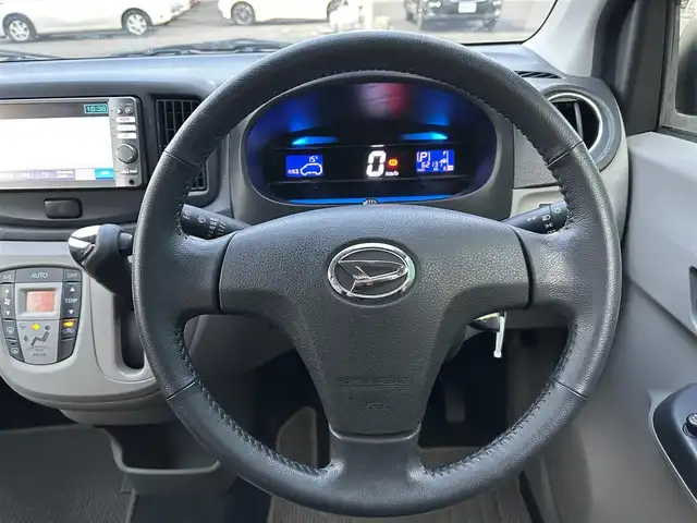 ダイハツ ミラ イース G 宮城県 2012(平24)年 6.3万km コットンアイボリー ワンオーナー/社外SDナビ/・Bluetooth/・CD/DVD/・ワンセグTV/純正14インチAW/純正フロアマット/オートライト/オートマチックハイビーム/横滑り防止装置/スマートキー/ドアバイザー