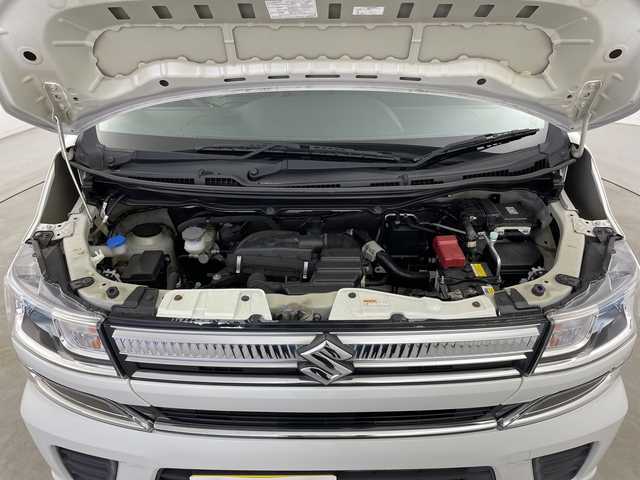 スズキ ワゴンＲ HYBRID FZ 新潟県 2017(平29)年 2.6万km ピュアホワイトP ワンオーナー/オーディオ/　Bluetooth/CD/USB/衝突被害軽減ブレーキ/レーンキープアシスト/ヘッドアップディスプレイ/アイドリングストップ/横滑り防止装置/オートマチックハイビーム/オートライト/レザーステアリング/ステアリングスイッ