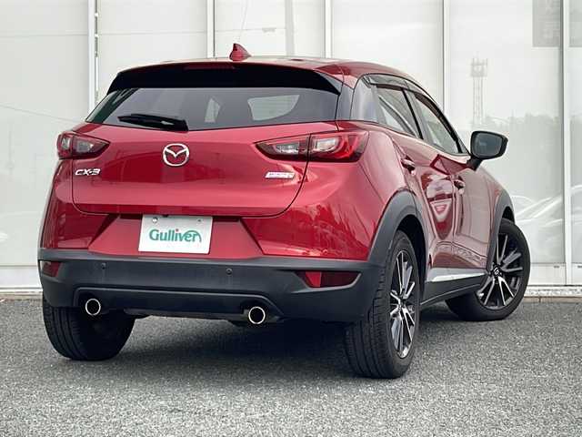 マツダ ＣＸ－３ XD Lパッケージ 福岡県 2017(平29)年 5.9万km ソウルレッドプレミアムメタリック 純正ナビ/（Bカメラ、AM、FM、Bluetooth、USB、CD、DVD、FUX、TV)/HUD/ステアリングヒーター/レーダークルーズコントロール/パドルシフト/シートヒーター/ETC/LEDヘッドライト/横滑り防止装置/ドアバイザー/オート電格ミラー/ステリングボタン/フォグランプ/プッシュスタート/スマートキー/純正18インチホイール