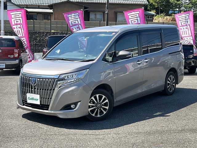 トヨタ エスクァイア ハイブリッド Gi 愛知県 2018(平30)年 5.4万km アバンギャルドブロンズメタリック /禁煙車/ワンオーナー//純正9インチSDナビ・フルセグTV//バックカメラ/ビルトインETC//純正ドライブレコーダー（ナビ連携）//トヨタセーフティセンス//プリクラッシュセーフティ//レーンディパーチャーアラート//クルーズコントロール//両側パワースライドドア//黒合皮革シート//D/N席シートヒーター//プッシュスタート//LEDオートライト//純正１６インチアルミ//オートマチックハイビーム//純正フロアマット//純正ドアバイザー//電動格納ミラーウインカー//ステアリングスイッチ//リアサンシェード//新車保証書//スペアキー
