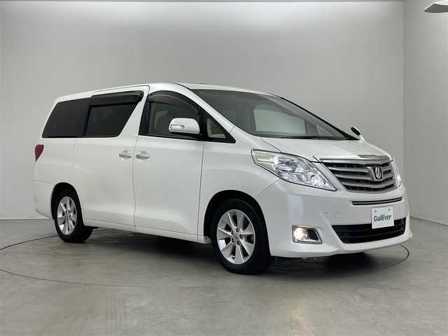 トヨタ アルファード 350G 埼玉県 2013(平25)年 6.7万km ホワイトパールクリスタルシャイン サンルーフ　純正８インチナビ　純正フリップダウンモニター　バックカメラ　パワーシート　両側パワースライドドア　キセノンヘッドライト　パワーバックドア　ビルトインETC　クルーズコントロール