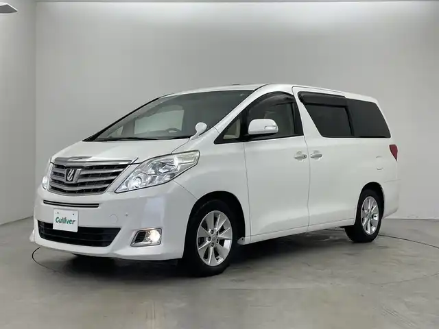 トヨタ アルファード 350G 埼玉県 2013(平25)年 6.7万km ホワイトパールクリスタルシャイン サンルーフ　純正８インチナビ　純正フリップダウンモニター　バックカメラ　パワーシート　両側パワースライドドア　キセノンヘッドライト　パワーバックドア　ビルトインETC　クルーズコントロール