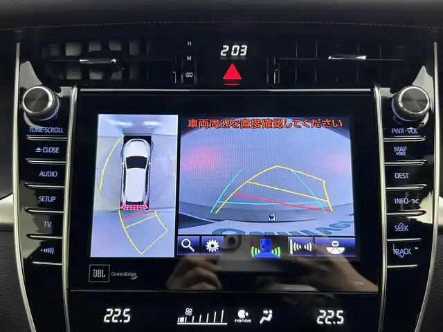 トヨタ ハリアー プログレス メタル&レザーP 道央・札幌 2017(平29)年 4.5万km ブラック ・４WD/・TRDエアロ（F.S.R.マフラー)/・モデリスタエアロ（バックドアスポイラー）/・サンルーフ/・メーカーJBLサウンドナビ/・CD/DVD/SD/BT/フルセグ/・パノラミックビューモニター/・ビルトインETC2.0/・前方ドライブレコーダー/・レーダー探知機/・トヨタセーフティセンス/・プリクラッシュセーフティ/・レーンディパーチャートアラート/・レーダークルーズコントロール/・クリアランスソナー/・アダプティブハイビームシステム/・レザーシート/・快適温熱シート/・シートベンチレーション（D＋N席）/・前席シートヒーター/・前席シートエアコン/・SIXTHSENSE製20インチAW/・ヒッチメンバー/・カードキー/・取扱説明書/・保証書/・純正フロアマット