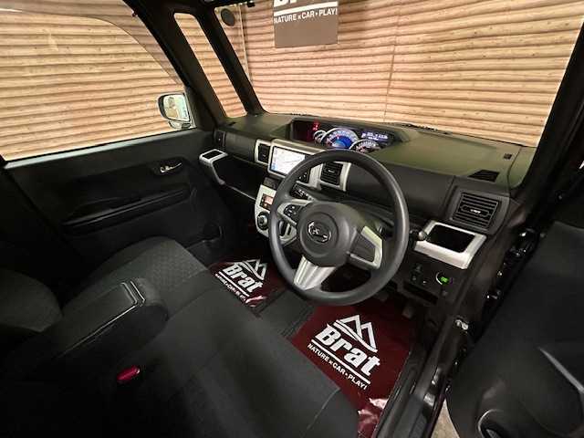 ダイハツ ウェイク X SA 道央・札幌 2015(平27)年 5.8万km ブラックマイカメタリック 【2510007025】/４ＷＤ　/ターボ　/衝突軽減ブレーキ　/ナビＴＶ　/バックカメラ　/片側電動スライドドア　/シートヒーター　/社外１４インチアルミホイール　/後席サンシェード　/プッシュスタート　/オートライト　/ＬＥＤヘッドライト/フォグライト