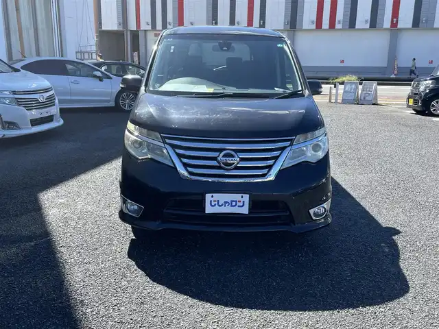 日産 セレナ ハイウェイスター Sハイブリッド 宮崎県 2014(平26)年 10.3万km ダイヤモンドブラック /ナビ(MP313D-W)//ワンセグ/TV/CD/DVD//ビルトインETC//バックカメラ//フリップダウンモニター//両側パワースライドドア//純正アルミホイール//オートライト