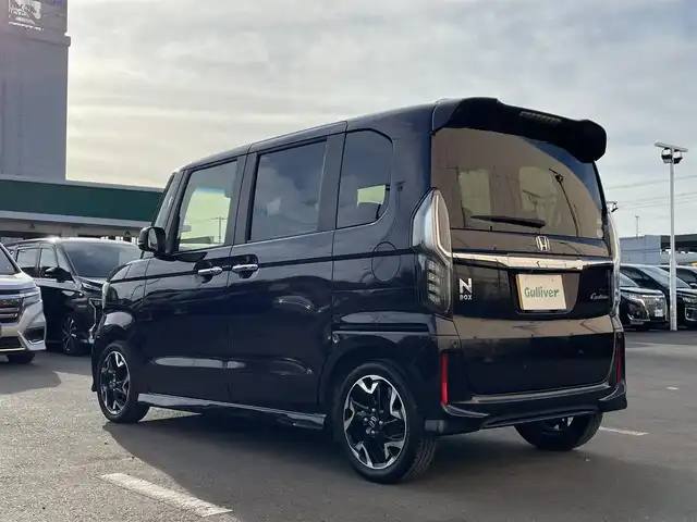 ホンダ Ｎ ＢＯＸ カスタム G L ターボ ホンダセンシング 東京都 2017(平29)年 4.7万km プレミアムベルベットパープル・パール ディスプレイオーディオ/　ＴＶ　ワンセグ　ＣＤ/両側電動スライドドア　/追従クルーズコントロールシステム　/バックカメラ　/ＥＴＣ　/純正アルミホイール　/純正ＬＥＤ　/衝突被害軽減システム　/盗難防止装置/ABS/横滑り防止装置/レーンアシスト/オートライト/アイドリングストップ