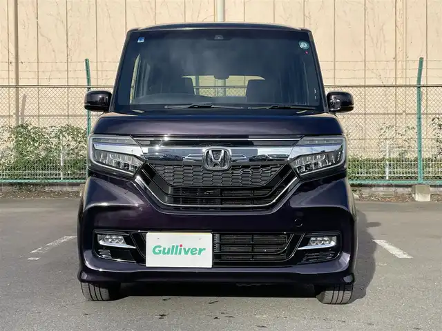 ホンダ Ｎ ＢＯＸ カスタム G L ターボ ホンダセンシング 東京都 2017(平29)年 4.7万km プレミアムベルベットパープル・パール ディスプレイオーディオ/　ＴＶ　ワンセグ　ＣＤ/両側電動スライドドア　/追従クルーズコントロールシステム　/バックカメラ　/ＥＴＣ　/純正アルミホイール　/純正ＬＥＤ　/衝突被害軽減システム　/盗難防止装置/ABS/横滑り防止装置/レーンアシスト/オートライト/アイドリングストップ