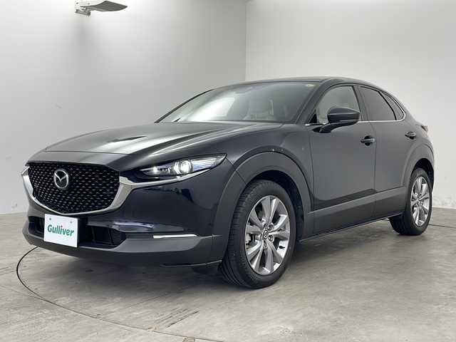 マツダ ＣＸ－３０ 20S Lパッケージ 兵庫県 2021(令3)年 3.3万km ジェットブラックマイカ ・純正10.25インチナビ＆BT＆フルセグ＆CD＆DVD＆HDMI/・レザーシート/・シートヒーター/・パーキングアシスト/・スマートブレーキサポート/・パワーシート/・シートメモリー/・ブラインドスポットモニター/・レーンキープアシスト/・レーダークルーズコントロール/・パドルシフト/・パワーバックドア/・バックカメラ/・LEDヘッドライト/・ETC/・アイドリングストップ/・前後ドライブレコーダー/・純正18インチAW/・電動パーキング/・プッシュスタート