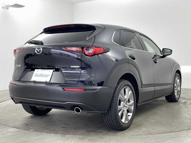 マツダ ＣＸ－３０ 20S Lパッケージ 兵庫県 2021(令3)年 3.3万km ジェットブラックマイカ ・純正10.25インチナビ＆BT＆フルセグ＆CD＆DVD＆HDMI/・レザーシート/・シートヒーター/・パーキングアシスト/・スマートブレーキサポート/・パワーシート/・シートメモリー/・ブラインドスポットモニター/・レーンキープアシスト/・レーダークルーズコントロール/・パドルシフト/・パワーバックドア/・バックカメラ/・LEDヘッドライト/・ETC/・アイドリングストップ/・前後ドライブレコーダー/・純正18インチAW/・電動パーキング/・プッシュスタート