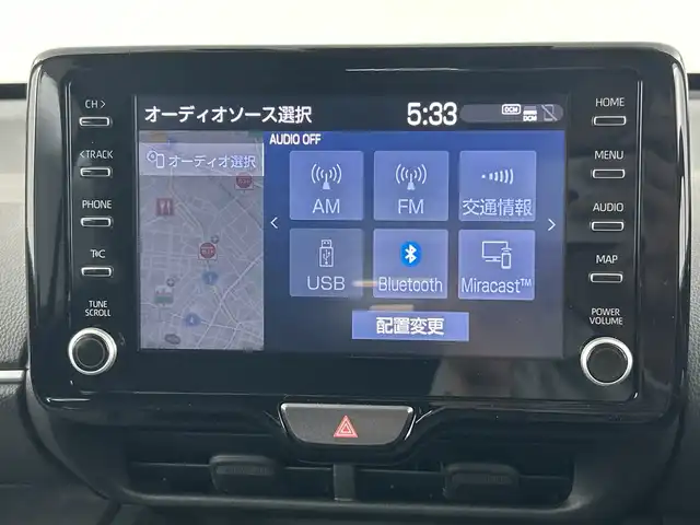 トヨタ ヤリスクロス G 愛知県 2022(令4)年 0.8万km ブラックマイカ 禁煙車/純正8インチナビ/（Bluetooth/USB/Miracast/USB/AM/FM）/全方位カメラ/ToyotaSafetySense/・プリクラッシュセーフティ/・レーンキープアシスト/・クリアランスソナー/・オートマチックハイビーム/・レーダークルーズコントロール/・アダプティブクルーズコントロール/ドライブレコーダー/ETC/ステアリングスイッチ/横滑り防止機能/ハロゲンヘッドライト/SRSサイドエアバック/オートライト/電動パーキング/オートホールド/保証書/取扱説明書/スペアキー有/スマートキー/プッシュスタート