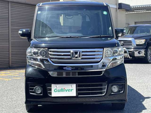 ホンダ Ｎ ＢＯＸ カスタム G L SSパッケージ 千葉県 2013(平25)年 11万km クリスタルブラックパール Gathersナビ(FM/AM/CD/DVD/USB/ワンセグ)/前後ドライブレコーダー/両側パワースライドドア/ETC2.0/HIDヘッドライト/オートライト/電動格納ミラー/フォグランプ/プッシュスタート