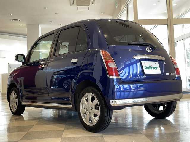 ダイハツ ミラ ジーノ プレミアムL 福井県 2008(平20)年 9.6万km プレシャスブルーマイカメタリック クラリオン6.2インチメモリーナビ(NX513)/ワンセグTV/BT/CD/DVD/USB/SD/AUX/ETC/前後ドライブレコーダー/momoウッドコンビハンドル/純正14アルミホイール/純正フロアマット/フォグランプ/ヘッドライトレベライザー/リモコンキー/スペアキー