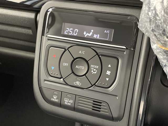 スズキ スペーシア カスタム HYBRID XS 新潟県 2025(令7)年 0.1千km ピュアホワイトパール/ブラック2トーン 4WD/禁煙車/スズキコネクトナビ/（BT/FM/AM/フルセグTV)/全周囲カメラ/ステアリングスイッチ/ステアリングヒーター/ハーフレザーシート/シートヒーター/両側パワースライドドア/ヘッドアップディスプレイ/電格ミラー/ウィンカーミラー/ヘッドライトレベライザー/取扱説明書/保証書/点検記録簿