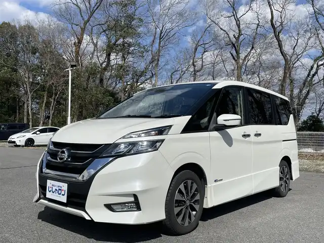 日産 セレナ ハイウェイスター 栃木県 2017(平29)年 13.2万km ブリリアントホワイトパール (株)IDOMが運営する【じしゃロン宇都宮店】の自社ローン対象車両になります。こちらは現金またはオートローンご利用時の価格です。自社ローンご希望の方は別途その旨お申付け下さい/純正ナビ（CD・DVD・BT接続可）/フルセグテレビ/フリップダウンモニター/ETC/バックカメラ/両側パワースライドドア/エマージェンシーブレーキ/クルーズコントロール