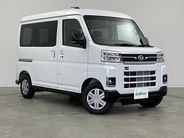 ダイハツ アトレー バン RS 新潟県 2024(令6)年 0.1万km未満 シャイニングホワイトパール 衝突被害軽減システム/コーナーセンサー/横滑り防止装置/盗難防止装置/アイドリングスイッチ/オートライト/LEDヘッドライト/ターボ/両側パワースライド/ステアリングスイッチ/保証書/取扱説明書