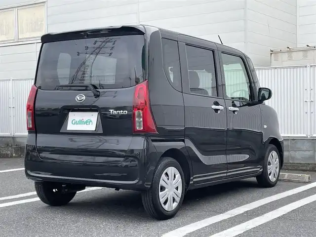 ダイハツ タント L 群馬県 2023(令5)年 1.1万km ブラックマイカメタリック ワンオーナー/プッシュスタート/SDナビ（FM/AM・ワンセグTV・BT）/アイドリングストップ/コーナーセンサー/オートエアコン