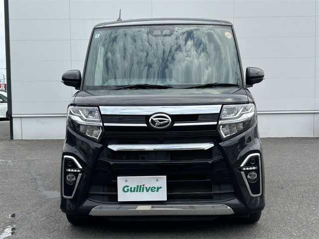 ダイハツ タント カスタム RS セレクション 長崎県 2020(令2)年 5万km ブラックマイカメタリック スマートアシストIII/レーダークルーズコントロール/コーナーセンサー/純正9インチナビ/・バックカメラ/・フルセグTV/BT/CD/DVD/純正ドラレコ(DRN-H70N)/ハーフレザーシート/前席シートヒーター/両側パワースライドドア/純正15インチAW/アイドリングストップ/LEDヘッドライト/フォグランプ/オートライト/プッシュスタート/ETC/電動格納ミラー/フロアマット/ドアバイザー/スペアキー×１/保証書/取扱説明書