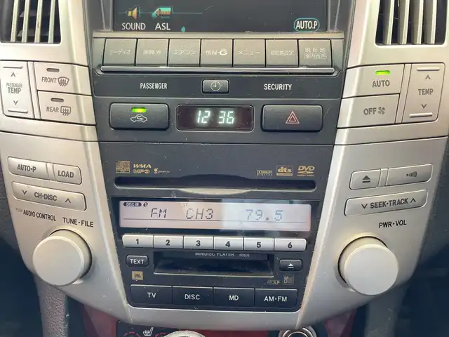 トヨタ ハリアー 240G プレミアム Lパッケージ 埼玉県 2008(平20)年 16.8万km ブラック 純正HDDナビ/車外カメラ（フロント、サイド）/社外18インチアルミホイール/パワーシート/シートヒーター/ETC