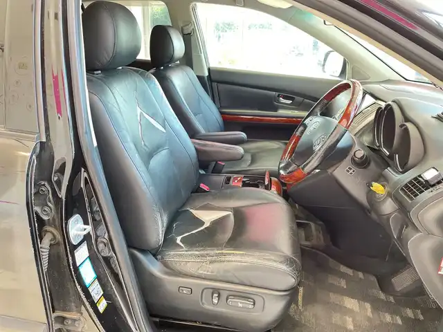 トヨタ ハリアー 240G プレミアム Lパッケージ 埼玉県 2008(平20)年 16.8万km ブラック 純正HDDナビ/車外カメラ（フロント、サイド）/社外18インチアルミホイール/パワーシート/シートヒーター/ETC