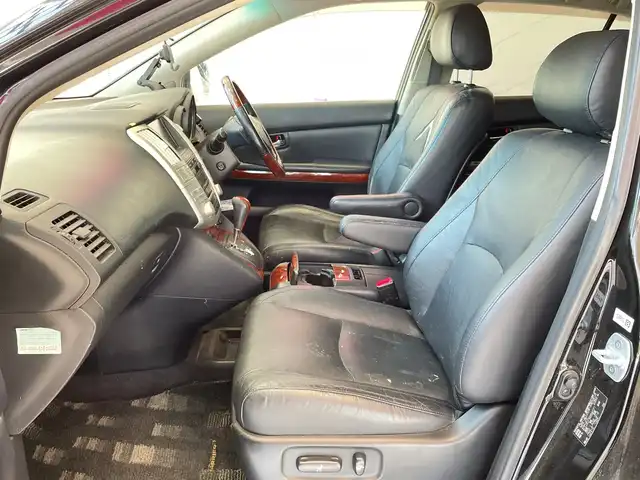 トヨタ ハリアー 240G プレミアム Lパッケージ 埼玉県 2008(平20)年 16.8万km ブラック 純正HDDナビ/車外カメラ（フロント、サイド）/社外18インチアルミホイール/パワーシート/シートヒーター/ETC