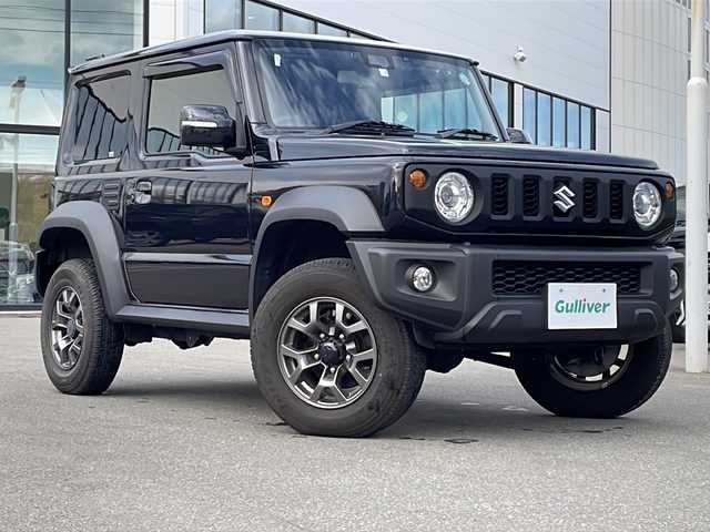 スズキ ジムニー シエラ JC 青森県 2020(令2)年 3.4万km ブルーイッシュブラックパール3 ・衝突軽減ブレーキ/・レーンキープアシスト/・クルーズコントロール/・社外ナビ/・Bluetooth/・ドライブレコーダー/・プッシュスタート/・スマートキー/・ETC/・シートヒーター/・純正AW/・背面タイヤ/・オートマチックハイビーム/・フォグライト/・純正LEDヘッドライト/・ダウンヒルアシスト