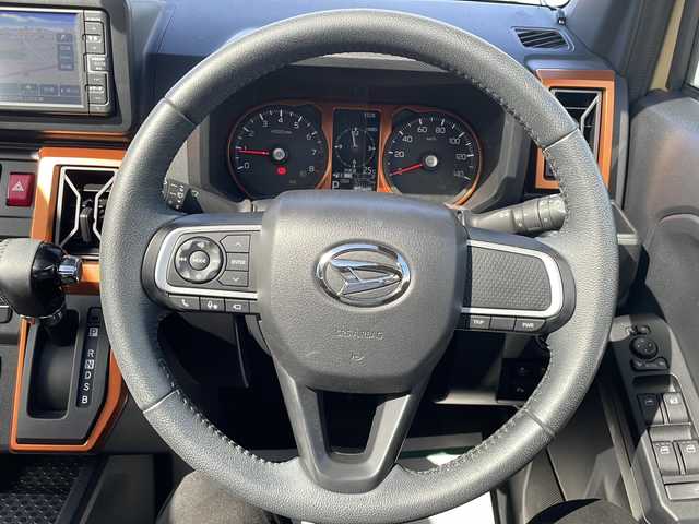 ダイハツ タフト G 山梨県 2021(令3)年 3.8万km サンドベージュメタリック ４WD/ガラスルーフ/純正ナビ　/全周囲カメラ　/フルセグ　/Ｂｌｕｅｔｏｏｔｈ接続　/ＥＴＣ　/ドライブレコーダー　/衝突軽減装置　/革巻きステアリング　/オートライト　/オートエアコン　/前席シートヒーター
