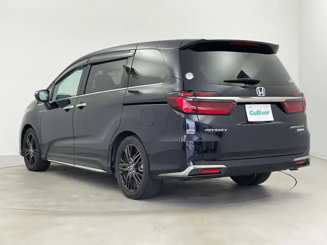 ホンダ オデッセイ ハイブリッド e:HEVアブソルート EX 新潟県 2021(令3)年 6.1万km プレミアムヴィーナスブラックP メーカー純正ナビ/(CD.DVD.SD.フルセグ.Bluetooth)/全方位カメラ/ホンダセンシング/レーダークルーズコントロール/レーンキープアシスト/ブラインドスポットモニター/LEDオートライト/両側パワースライドドア/前後ドライブレコーダー/ハーフレザーシート/前席シートヒーター/ビルトインETC2.0/プッシュスタート/スマートキー/純正フロアマット