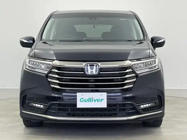 ホンダ オデッセイ ハイブリッド e:HEVアブソルート EX 新潟県 2021(令3)年 6.1万km プレミアムヴィーナスブラックP メーカー純正ナビ/(CD.DVD.SD.フルセグ.Bluetooth)/全方位カメラ/ホンダセンシング/レーダークルーズコントロール/レーンキープアシスト/ブラインドスポットモニター/LEDオートライト/両側パワースライドドア/前後ドライブレコーダー/ハーフレザーシート/前席シートヒーター/ビルトインETC2.0/プッシュスタート/スマートキー/純正フロアマット