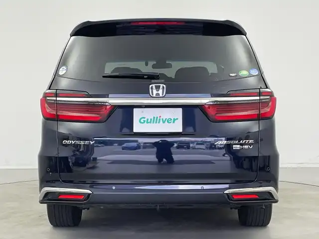 ホンダ オデッセイ ハイブリッド e:HEVアブソルート EX 新潟県 2021(令3)年 6.1万km プレミアムヴィーナスブラックP メーカー純正ナビ/(CD.DVD.SD.フルセグ.Bluetooth)/全方位カメラ/ホンダセンシング/レーダークルーズコントロール/レーンキープアシスト/ブラインドスポットモニター/LEDオートライト/両側パワースライドドア/前後ドライブレコーダー/ハーフレザーシート/前席シートヒーター/ビルトインETC2.0/プッシュスタート/スマートキー/純正フロアマット