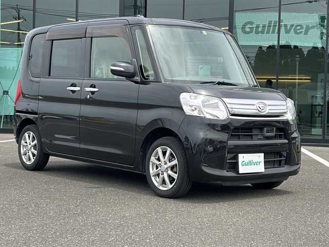 ダイハツ タント G SA 鹿児島県 2014(平26)年 10.6万km ブラックマイカメタリック フルセグテレビ/プッシュスタート/片側パワースライドドア/ETC/後部座席用モニター/プッシュスタート/ドアバイザー/オートライト/純正フロアマット/ダブルエアバック