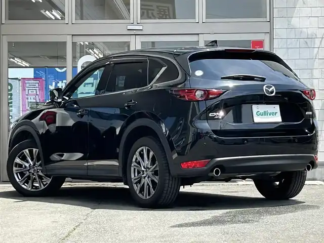 マツダ ＣＸ－５ XD エクスクルーシブモード 岩手県 2019(令1)年 2.9万km ジェットブラックマイカ ワンオーナー/i-ACTIVSENSE/＜アクティブセーフティ技術＞/・マツダレーダークルーズコントロール/・360°ビューモニター/・レーンキープアシストシステム/・車線逸脱警報システム/・ハイビームコントロール/・アダプティブLEDヘッドライト/純正SDナビ/　DTV/CD/DVD/BT/AUX/USB/BOSEサウンドシステム/前席パワーシート/前席シートヒーター&ベンチレーター/パワーバックドア/純正19インチAW/ヘッドアップディスプレイ/前方ドライブレコーダー/(C9T2-V7-590)/アイドリングストップ/LEDヘッドライト&フォグ/スマートキー/スペアキー/ETC