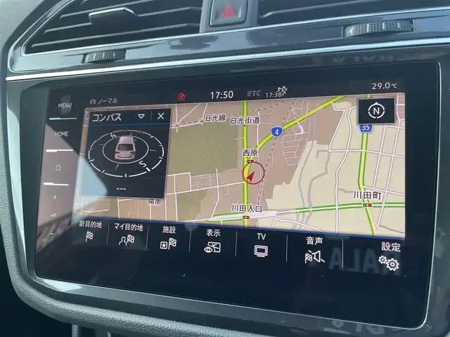 フォルクスワーゲン ティグアン TSI ハイライン 栃木県 2017(平29)年 5.4万km 黒 ナビ/フルセグTV/全方位カメラ/ETC/ACC/レーンキープアシスト/ブラインドスポット /フロントアシスト /クリアランスソナー /全席シートヒーター /LEDヘッドライト/オートライト/パーキングアシスト /CarPlay/スマートキー/パドルシフト/ドライブレコーダー前後