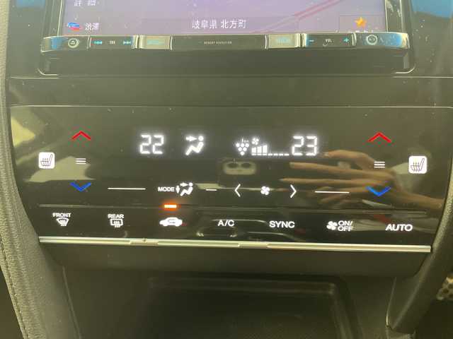 ホンダ シャトル ハイブリッド X ホンダセンシング 岐阜県 2018(平30)年 10万km ミッドナイトブルービームM ホンダセンシング/社外8インチナビ/（CD/DVD/Bluetooth/SD）/バックカメラ/レーダークルコン/前方ドライブレコーダー/前席シートヒーター/ハーフレザーシート/パドルシフト/ステアリングスイッチ/フォグランプ/オートLEDヘッドライト/プッシュスタート/スマートキー/ビルトインETC