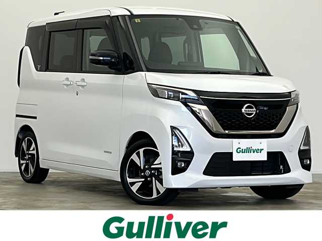 日産 ルークス HWS Gターボ アーバンクロム プロパイロットED 宮城県 2023(令5)年 2.8万km ホワイトパール ワンオーナー/両側パワースライドドア/ハンズフリースライドドア/純正9型ナビ/(AM/FM/SD/BT/HDMI/TV)/全方位カメラ/ETC/前方ドライブレコーダー/ドライブレコーダー連動ナビ/プロパイロット/レーダークルーズコントロール/防水シート/プッシュスタート/スマートキー/スペアキー/オートライト/フォグランプ/ドアバイザー/純正15インチアルミホイール/フロアマット