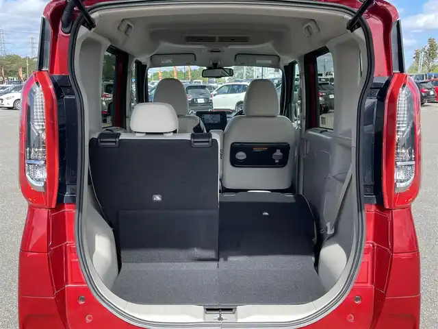 日産 ルークス X ターボ 道央・札幌 2024(令6)年 0.7万km スパークリングレッドM ４WD/純正ディーラーOPナビ/CD/SD/BT/フルセグ/エマージェンシーブレーキ/横滑り防止装置/レーンキープアシスト/クリアランスソナー/アラウンドビューモニター/アイドリングストップ/両側パワースライドドア/前席シートヒーター/ステアリングリモコン/ハンドルヒーター/プッシュスタート/スマートキー/LEDヘッドライト/オートライト/オートハイビーム/ヘッドライトレベライザー/電動格納ミラー/純正フロアマット/スペアキー