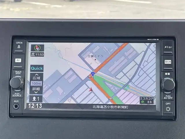 日産 ルークス X ターボ 道央・札幌 2024(令6)年 0.7万km スパークリングレッドM ４WD/純正ディーラーOPナビ/CD/SD/BT/フルセグ/エマージェンシーブレーキ/横滑り防止装置/レーンキープアシスト/クリアランスソナー/アラウンドビューモニター/アイドリングストップ/両側パワースライドドア/前席シートヒーター/ステアリングリモコン/ハンドルヒーター/プッシュスタート/スマートキー/LEDヘッドライト/オートライト/オートハイビーム/ヘッドライトレベライザー/電動格納ミラー/純正フロアマット/スペアキー