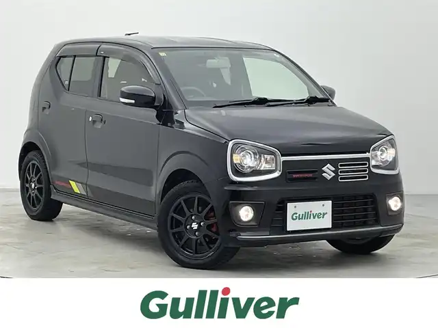 スズキ アルト ワークス 宮城県 2020(令2)年 2.6万km ブルーイッシュブラックパール3 純正ナビ　/純正ＲＥＣＡＲＯシート　/センター２本出マフラー　/スマートキー／プッシュスタート　/ＨＩＤヘッドライト　/フォグランプ　/フルセグＴＶ　/Ｂｌｕｅｔｏｏｔｈ　/純正１５インチＡＷ　/レッドキャリパー/オートライト /フルオートエアコン/革巻ステアリング/シフトノブ/ステアリングリモコン