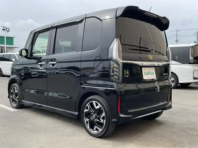 ホンダ Ｎ ＢＯＸ カスタム G L ターボ ホンダセンシング 東京都 2020(令2)年 5万km クリスタルブラックパール オーディオレス/両側電動スライドドア　/レーダークルーズコントロールシステム　/シートヒーター　/ＥＴＣ　/パドルシフト　/バックカメラ　/純正フロアマット　/ＡＢＳ　/横滑り防止装置　/コーナーセンサー　/レーンアシスト　/盗難防止装置/オートライト/衝突被害軽減ブレーキ