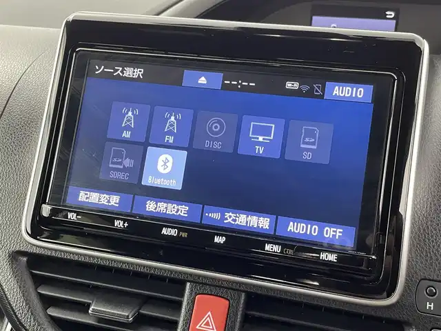 トヨタ ヴォクシー ハイブリッド ZS 煌Ⅲ 群馬県 2021(令3)年 4.2万km ブラック 純正ナビ　純正１２．１インチフリップダウンモニター　両側パワースライドドア　クルーズコントロール　シートヒーター　衝突軽減システム　横滑り防止　障害物センサー　スマートキー　プッシュスタート　禁煙車
