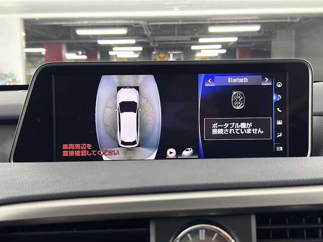 レクサス ＲＸ 450hL 愛知県 2018(平30)年 5万km グラファイトブラックガラスフレーク サンルーフ/純正12.3インチナビ/・CD/DVD/Blu-ray/・SD/USB/AUX/・Bluetooth/・フルセグTV/リアエンターテイメントシステム/パノラミックビューモニター/ステアリングスイッチ/ウッドコンビステアリング/ステアリングヒーター/ビルトインETC2.0/プリクラッシュセーフティ/レーンキープアシスト/ブラインドスポットモニター/インテリジェンスクリアランスソナー/アダプティブクルーズコントロール/前席メモリ付きパワーシート/前席シートベンチレーション/オートワイパー/オートマチックヘッドライト/オートマチックハイビーム/フォグランプ
