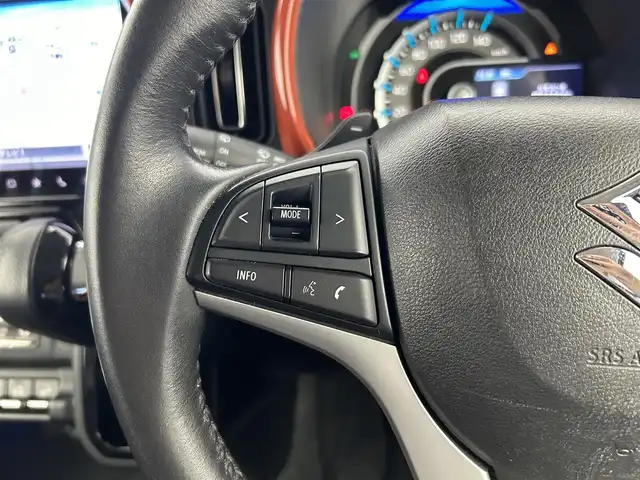 スズキ ハスラー HYBRID X ターボ 愛知県 2020(令2)年 5.5万km バーミリオンオレンジ/ガンメタリック2トーン スズキセーフティサポート/　・衝突被害軽減ブレーキ/　・追従型クルーズコントロール/　・レーンキープアシスト/　・誤発進抑制装置/　・レーンキープアシスト/　・先行者発進通知/９型メーカーナビ/　（ＢＴ／フルセグＴＶ／ＣＤ／ＤＶＤ）/AppleCarPlay/AndroidAuto/全方位カメラ/３６０度ドラレコ/ビルトインＥＴＣ/カロッツェリアサブウーファー/ＴＶキャンセラー/シートヒーター　/ＲＡＹＳ１５インチＡＷ