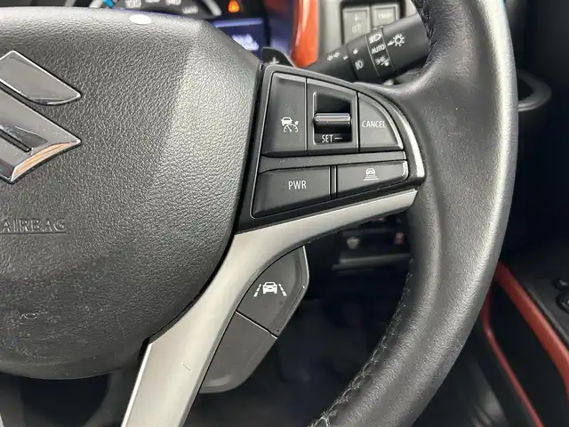 スズキ ハスラー HYBRID X ターボ 愛知県 2020(令2)年 5.5万km バーミリオンオレンジ/ガンメタリック2トーン スズキセーフティサポート/　・衝突被害軽減ブレーキ/　・追従型クルーズコントロール/　・レーンキープアシスト/　・誤発進抑制装置/　・レーンキープアシスト/　・先行者発進通知/９型メーカーナビ/　（ＢＴ／フルセグＴＶ／ＣＤ／ＤＶＤ）/AppleCarPlay/AndroidAuto/全方位カメラ/３６０度ドラレコ/ビルトインＥＴＣ/カロッツェリアサブウーファー/ＴＶキャンセラー/シートヒーター　/ＲＡＹＳ１５インチＡＷ