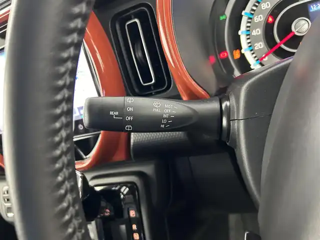 スズキ ハスラー HYBRID X ターボ 愛知県 2020(令2)年 5.5万km バーミリオンオレンジ/ガンメタリック2トーン スズキセーフティサポート/　・衝突被害軽減ブレーキ/　・追従型クルーズコントロール/　・レーンキープアシスト/　・誤発進抑制装置/　・レーンキープアシスト/　・先行者発進通知/９型メーカーナビ/　（ＢＴ／フルセグＴＶ／ＣＤ／ＤＶＤ）/AppleCarPlay/AndroidAuto/全方位カメラ/３６０度ドラレコ/ビルトインＥＴＣ/カロッツェリアサブウーファー/ＴＶキャンセラー/シートヒーター　/ＲＡＹＳ１５インチＡＷ