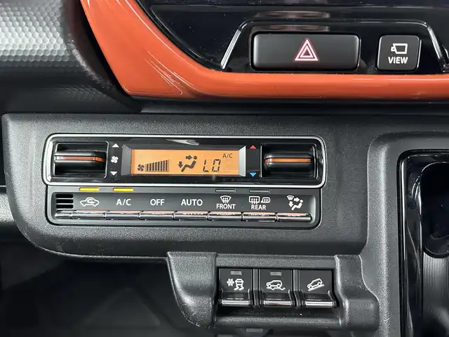 スズキ ハスラー HYBRID X ターボ 愛知県 2020(令2)年 5.5万km バーミリオンオレンジ/ガンメタリック2トーン スズキセーフティサポート/　・衝突被害軽減ブレーキ/　・追従型クルーズコントロール/　・レーンキープアシスト/　・誤発進抑制装置/　・レーンキープアシスト/　・先行者発進通知/９型メーカーナビ/　（ＢＴ／フルセグＴＶ／ＣＤ／ＤＶＤ）/AppleCarPlay/AndroidAuto/全方位カメラ/３６０度ドラレコ/ビルトインＥＴＣ/カロッツェリアサブウーファー/ＴＶキャンセラー/シートヒーター　/ＲＡＹＳ１５インチＡＷ