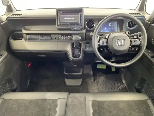 ホンダ Ｎ ＢＯＸ カスタム ターボ 栃木県 2023(令5)年 0.5万km クリスタルブラックパール 純正ナビ/（Bluetooth/CD/フルセグTV）/バックカメラ/ホンダセンシング/・衝突軽減ブレーキ/・誤発進抑制機能/・アダプティブクルーズコントロール/・車線維持支援システム/・路外逸脱抑制機能/・先行車発進お知らせ機能/・標識認識機能/・オートハイビーム/両側パワースライドドア/ハーフレザーシート/シートヒーター/LEDヘッドライト/パドルシフト/スマートキー/アイドリングストップ/ステアリングスイッチ/電動格納ミラー/純正フロアマット/純正アルミホイール