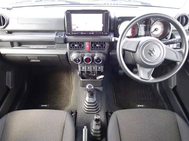 スズキ ジムニー XL 山形県 2021(令3)年 5.8万km ブルーイッシュブラックパール3 パートタイム4WD/デュアルセンサーブレーキサポート/メモリナビ/　　【CD BT フルセグ AUX MSV】/オートライト/シートヒーター/ドライブレコーダー/IC付ターボ/電動格納ミラー/フォグランプ/純正フロアマット/ドアバイザ―/AAC/スマートキー/ETC